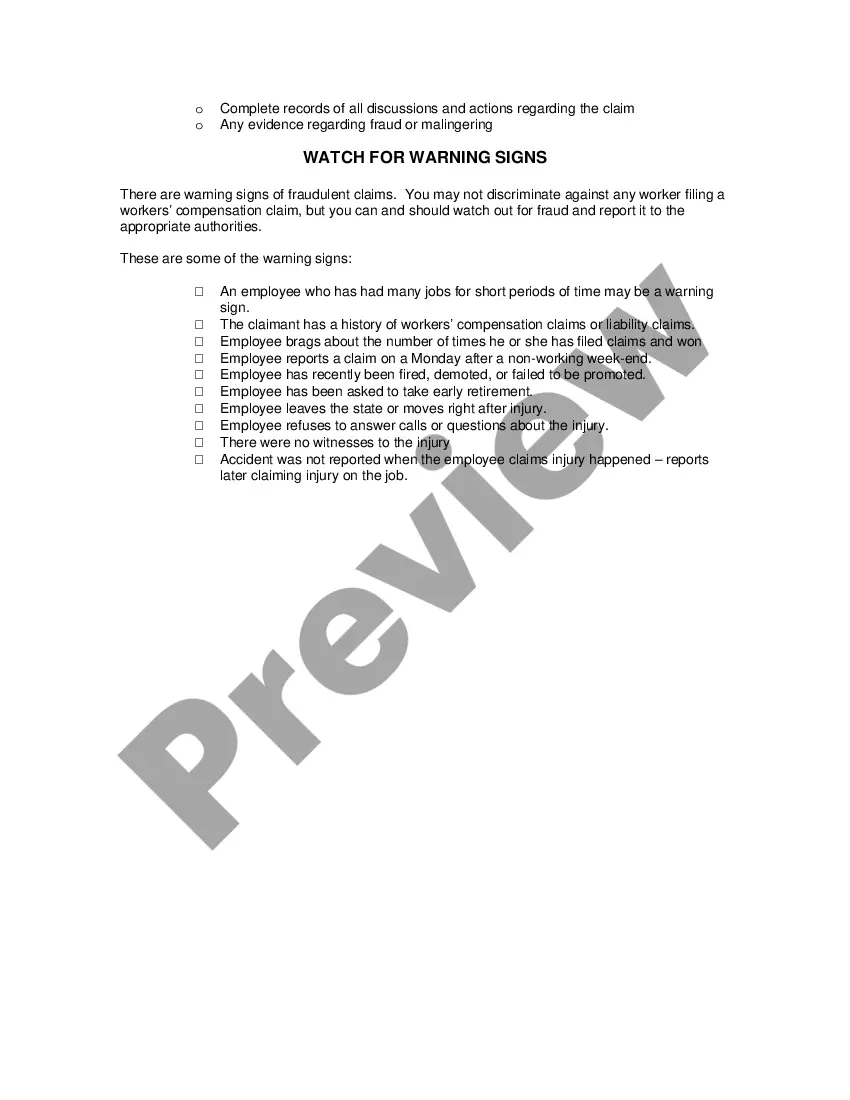 Get Workers' Compensation Good, Bad and Ugly Best Practices Training Pamphlet Preview Workers' Compensation Good, Bad and Ugly Best Practices Training Pamphlet