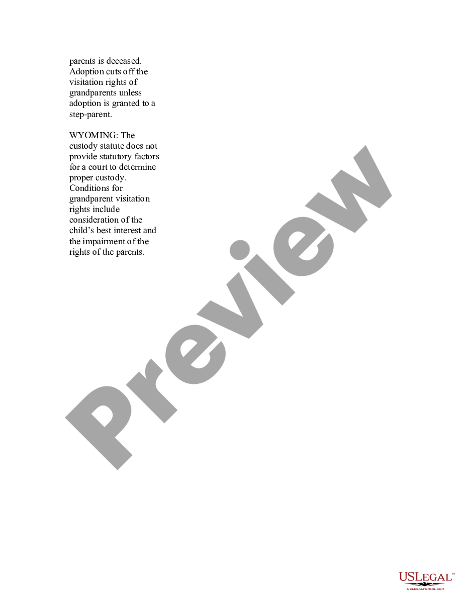 page 8 USLegal Guide to Grandparent Visitation preview