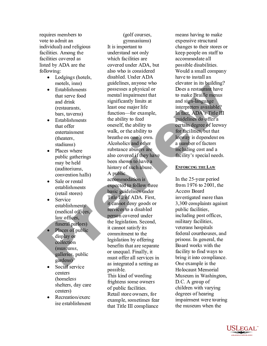page 9 USLegal Guide to Disabled Adults preview
