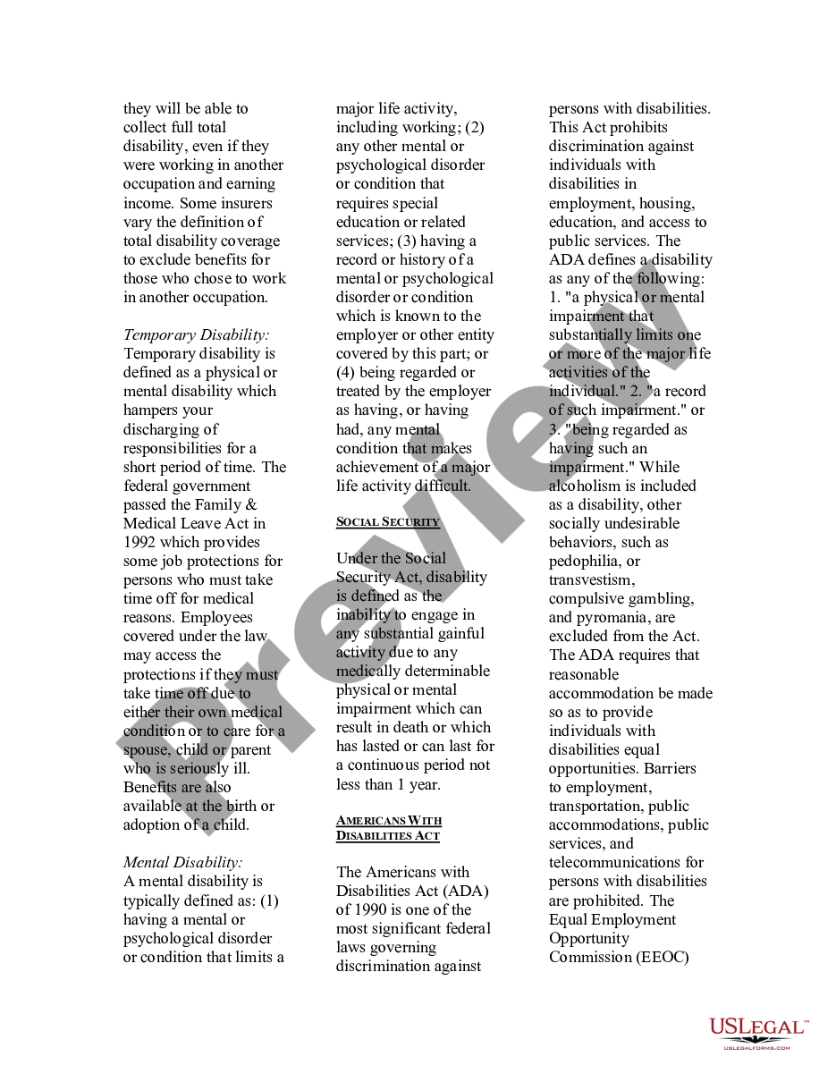 page 1 USLegal Guide to Disabled Adults preview