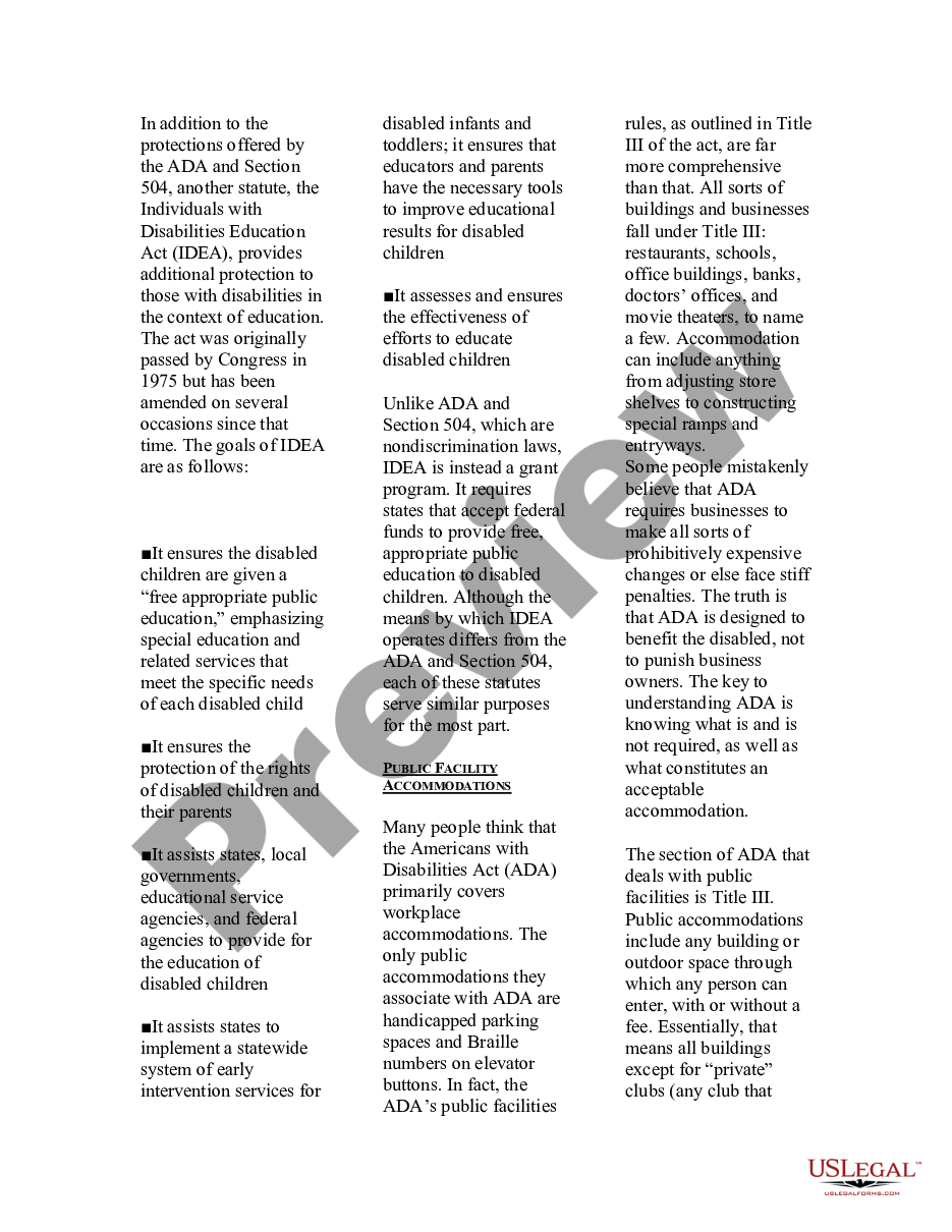 page 8 USLegal Guide to Disabled Adults preview