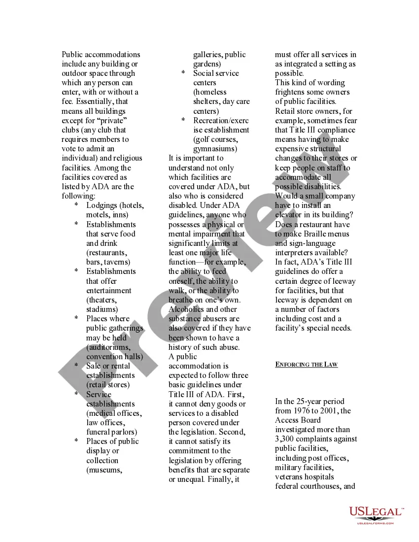 Get USLegal Guide to Disabled Adults Preview USLegal Guide to Disabled Adults