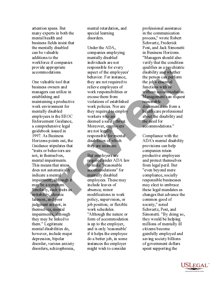 Get USLegal Guide to Disabled Adults Preview USLegal Guide to Disabled Adults