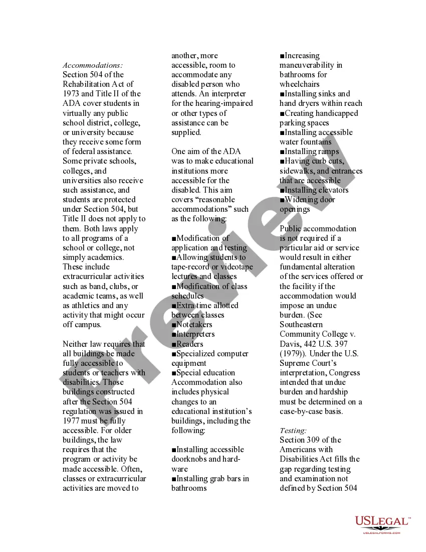 Get USLegal Guide to Disabled Adults Preview USLegal Guide to Disabled Adults