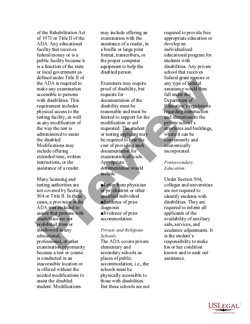 Get USLegal Guide to Disabled Adults Preview USLegal Guide to Disabled Adults