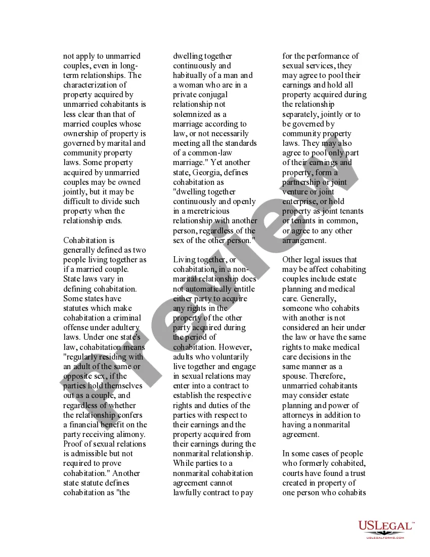 Get USLegal Guide to Common Law Marriage Preview USLegal Guide to Common Law Marriage