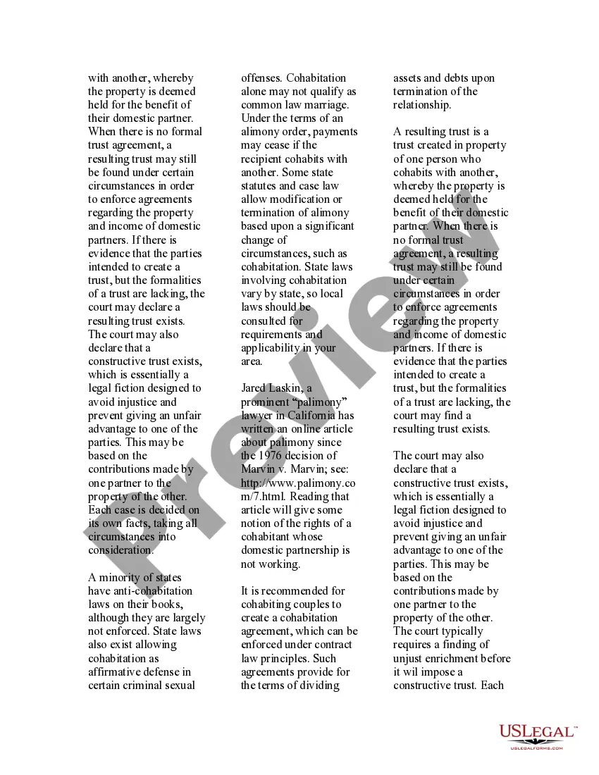 Get USLegal Guide to Common Law Marriage Preview USLegal Guide to Common Law Marriage