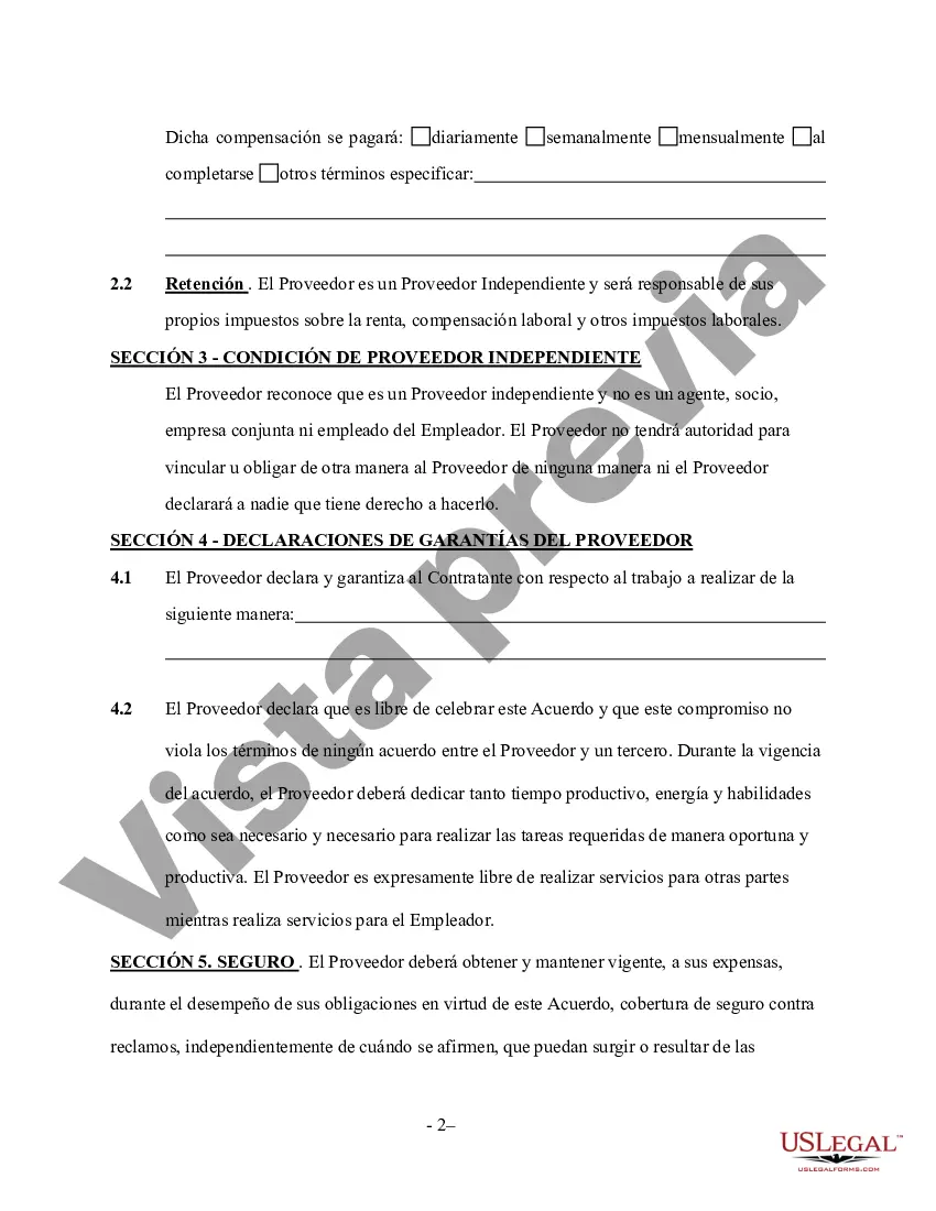 Preview Contrato de Servicios de Guardería o Guardería - Autónomo