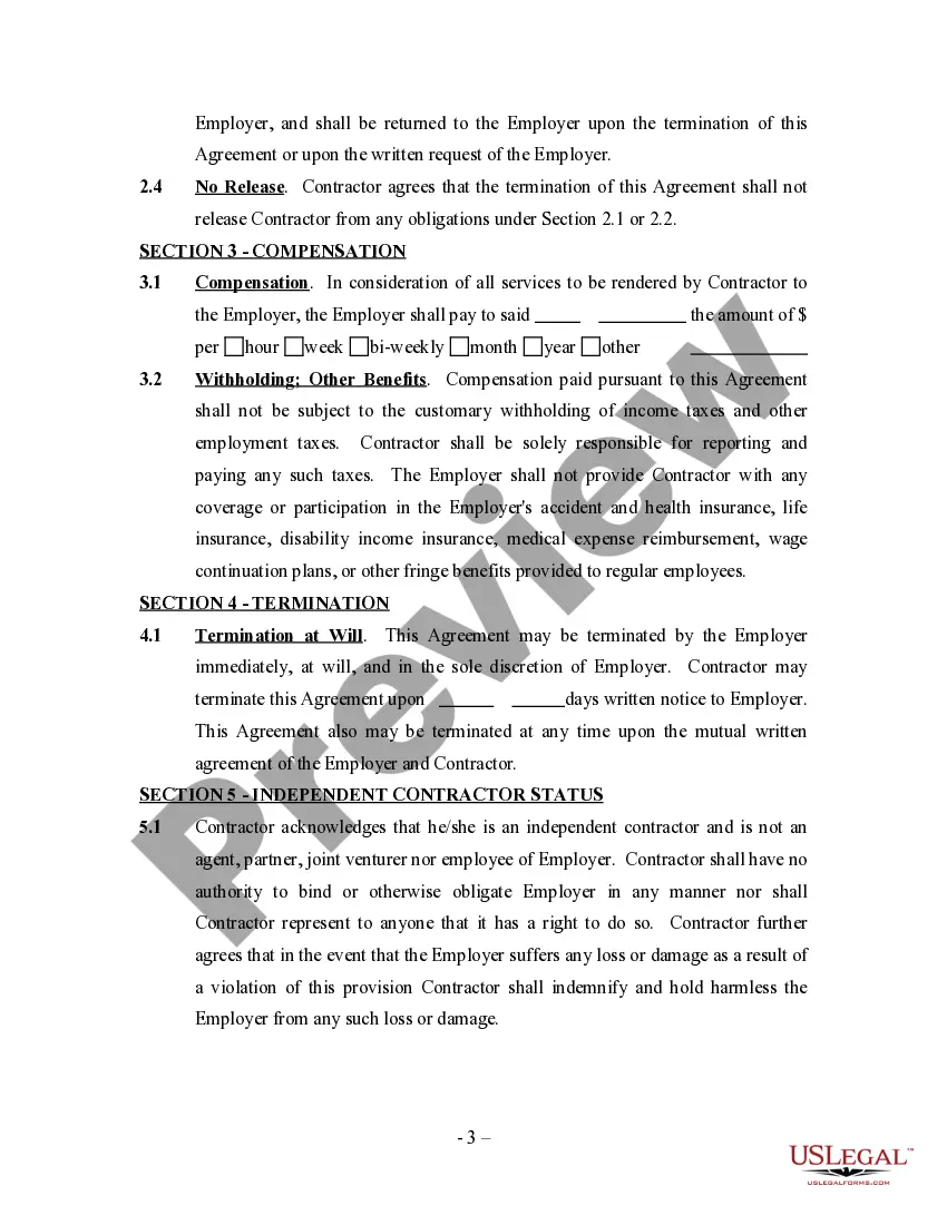 Get Clerical Staff Agreement - Self-Employed Independent Contractor Preview Clerical Staff Agreement - Self-Employed Independent Contractor