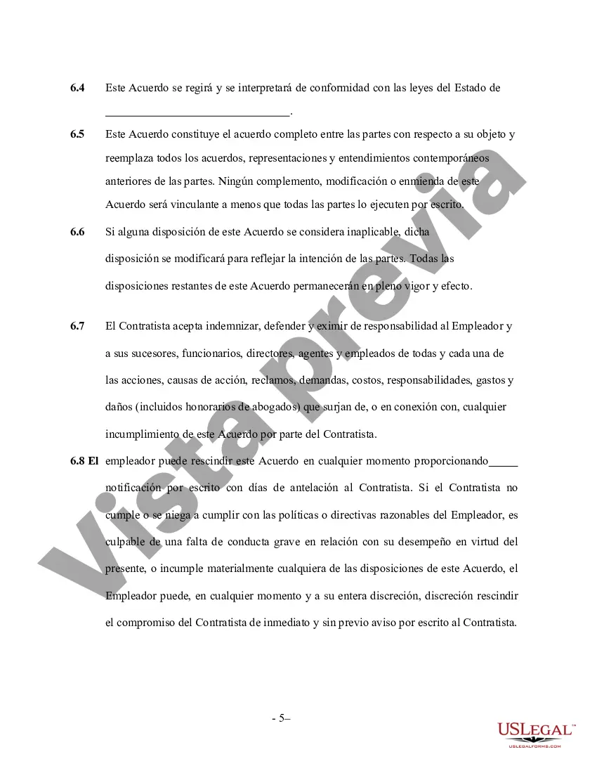 Preview Contrato de Servicios de Albañilería - Autónomo