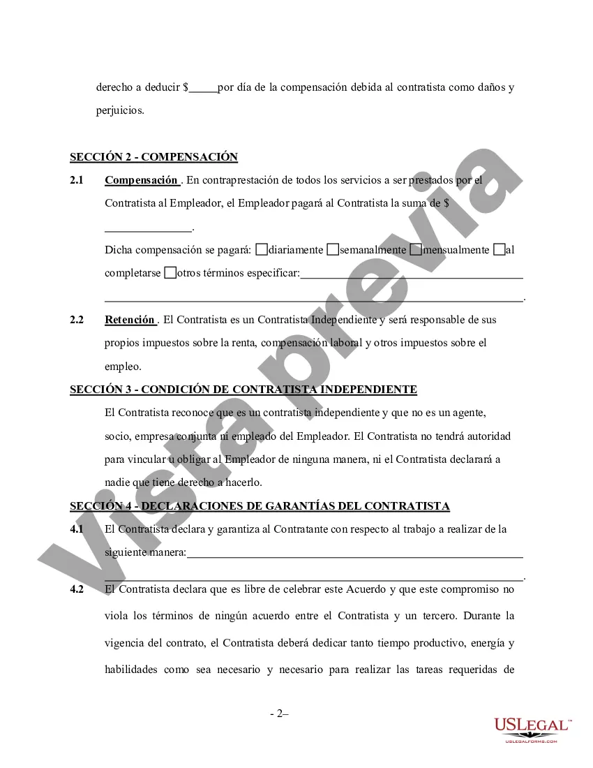 Preview Contrato de Servicio de Protección contra Incendios - Autónomo