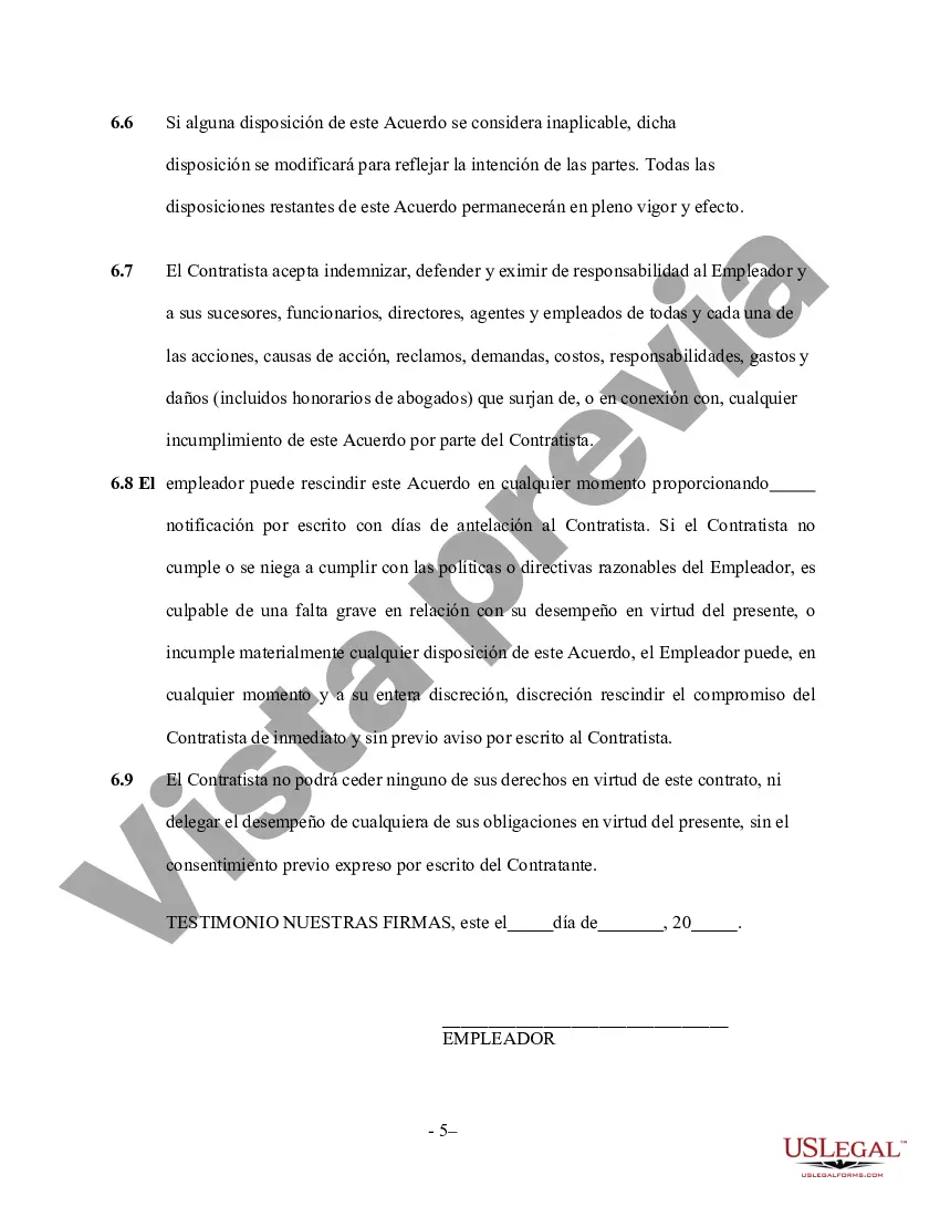 Preview Contrato de Servicio de Protección contra Incendios - Autónomo