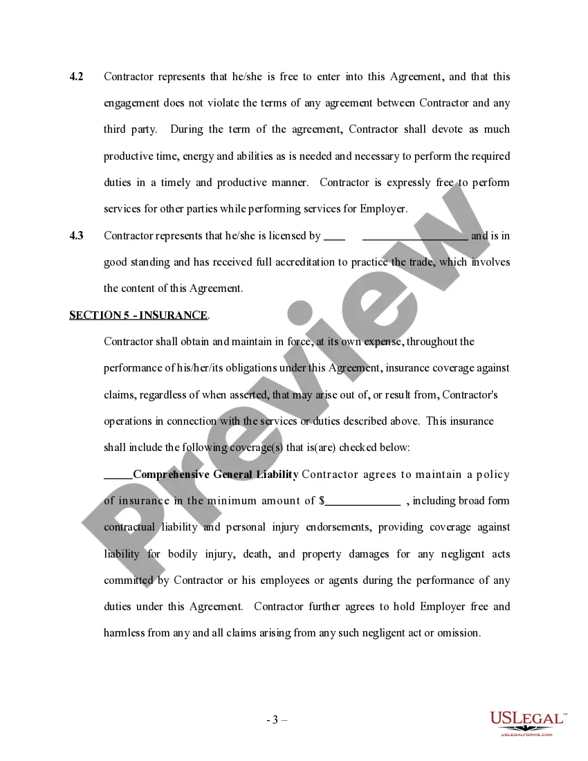 Get Door Contractor Agreement - Self-Employed Preview Door Contractor Agreement - Self-Employed