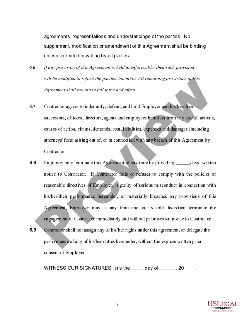 Get Door Contractor Agreement - Self-Employed Preview Door Contractor Agreement - Self-Employed