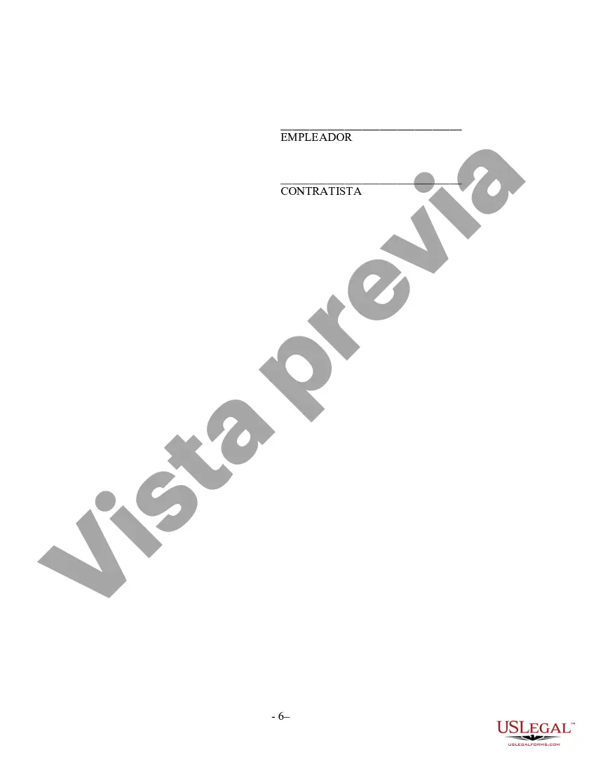 Preview Contrato de contratista de calefacción - Trabajador por cuenta propia