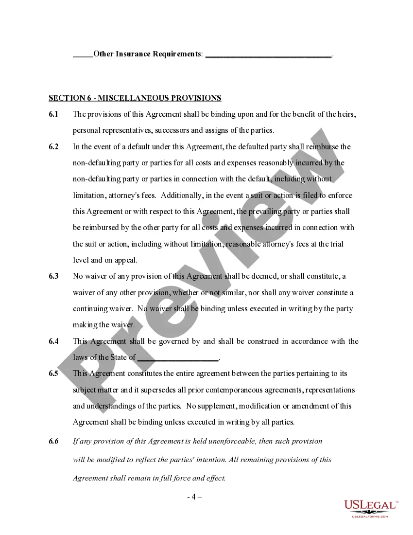 Get Structure Erection Contractor Agreement - Self-Employed Preview Structure Erection Contractor Agreement - Self-Employed