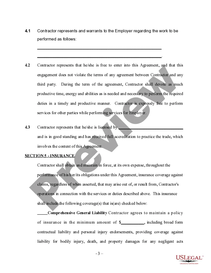 Get Foundation Contractor Agreement - Self-Employed Preview Foundation Contractor Agreement - Self-Employed