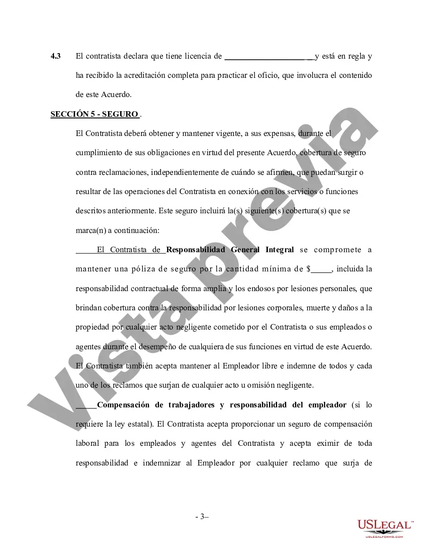 Preview Contrato Marco de Contratista - Autónomo