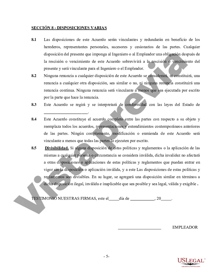 Preview Acuerdo de Ingeniería - Contratista Independiente Trabajador por Cuenta Propia