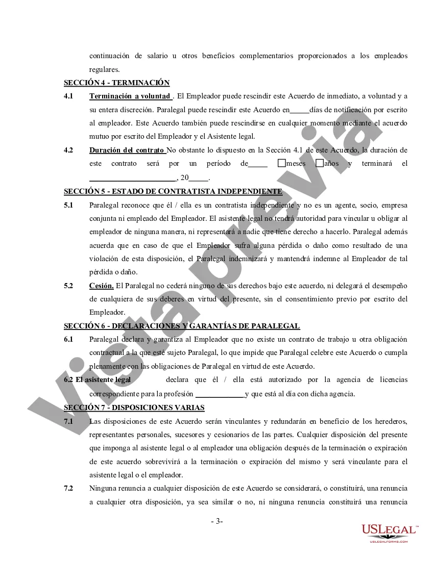 Preview Acuerdo Paralegal - Contratista Independiente Autónomo