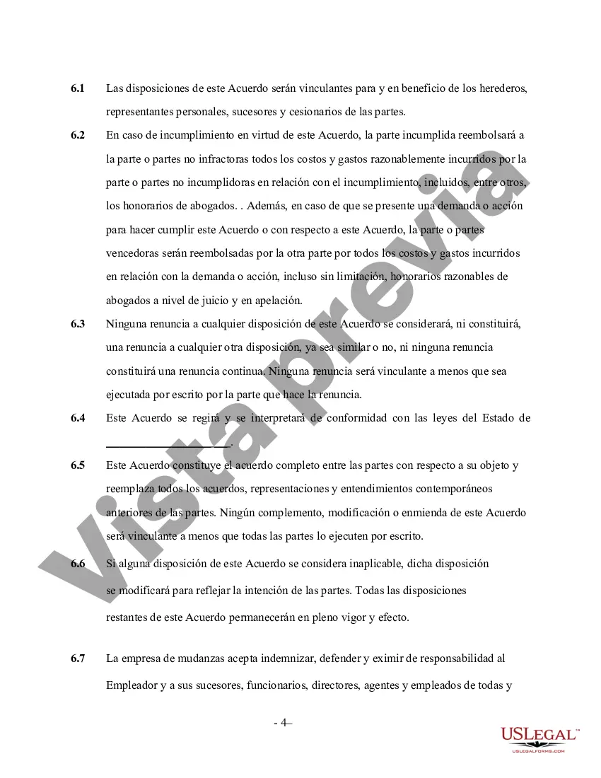 Preview Contrato de Servicios de Mudanza - Autónomo