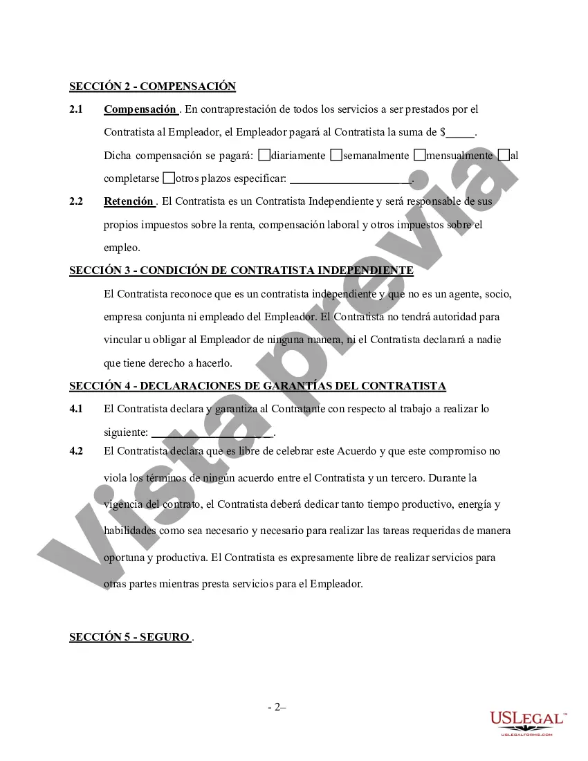 Preview Contrato de Servicios de Remoción y Limpieza de Pintura - Autónomo