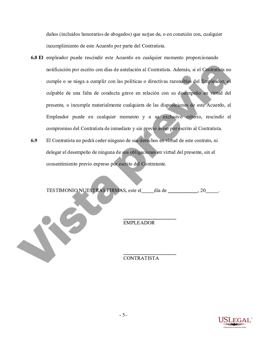 Preview Contrato de Servicios de Remoción y Limpieza de Pintura - Autónomo