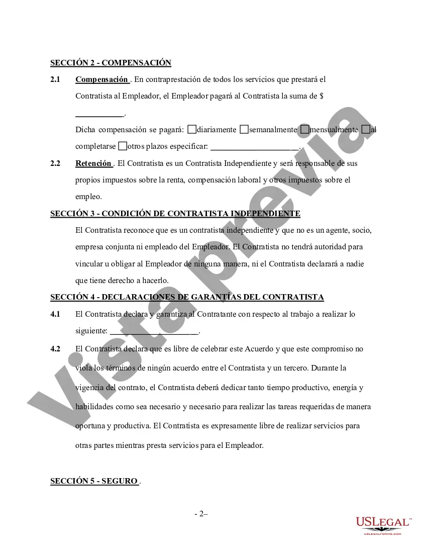 Preview Contrato de Servicios de Depuración y Ablandamiento de Agua - Autónomo