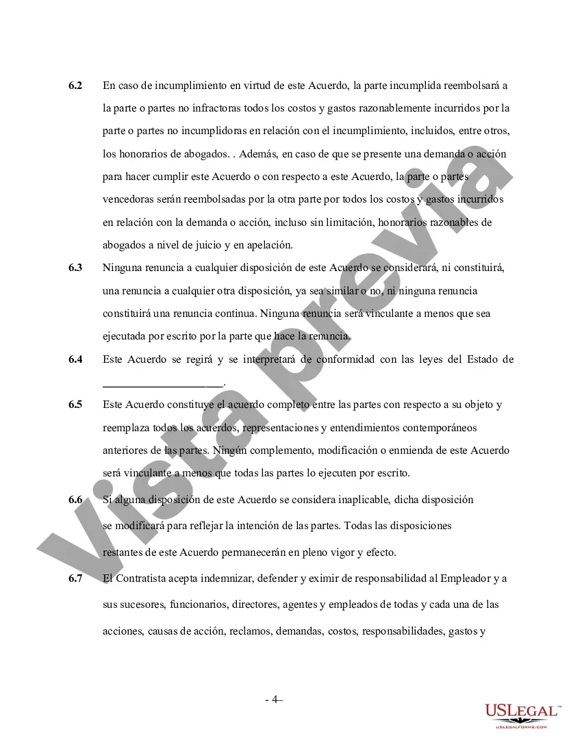 Preview Contrato de Servicios de Depuración y Ablandamiento de Agua - Autónomo