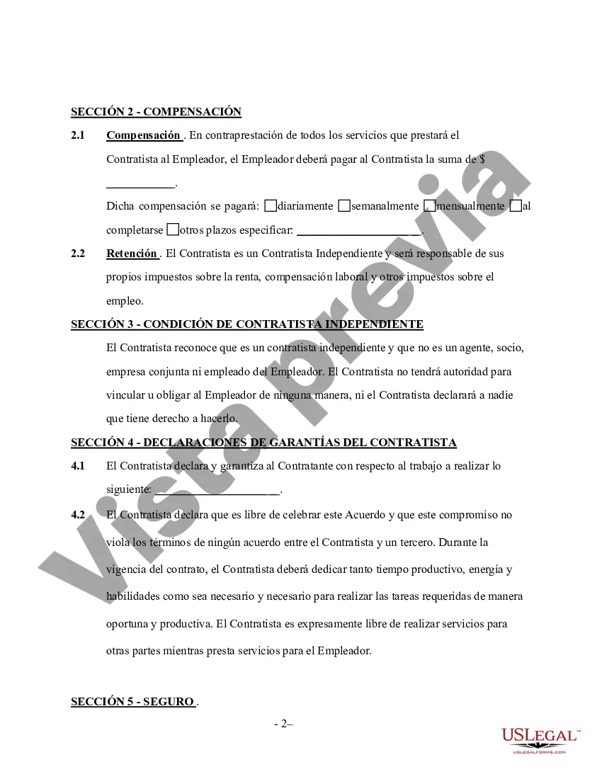 Preview Contrato de Servicios de Seguridad y Alarma - Autónomos