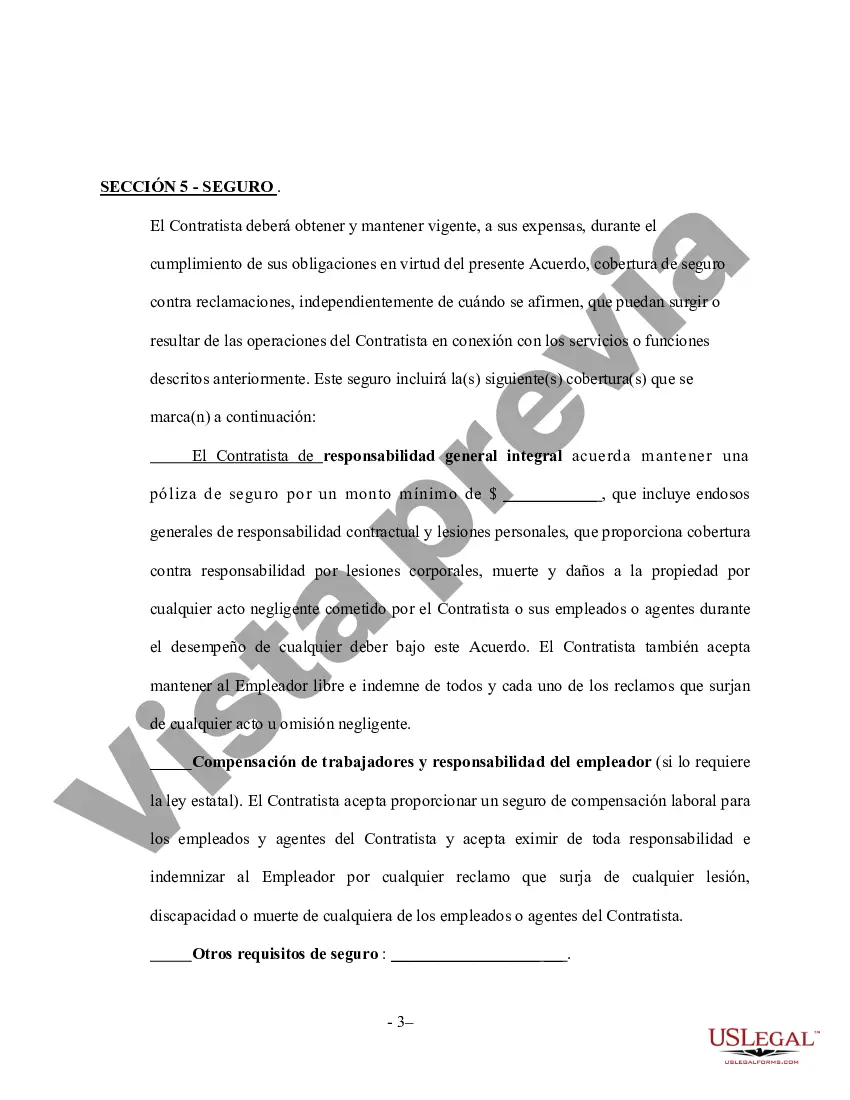 Get Contrato de Servicios de Canalones - Autónomo Preview Contrato de Servicios de Canalones - Autónomo