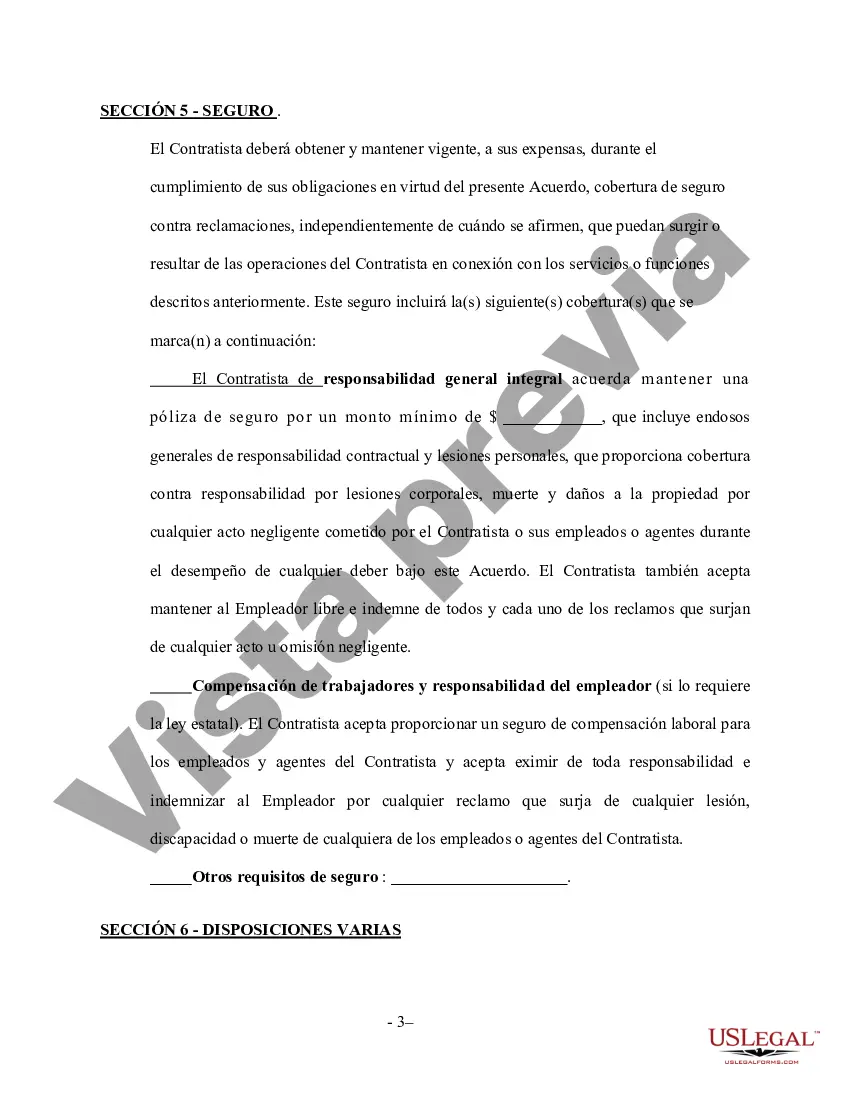 Preview Contrato de Servicios por Discapacidad - Autónomo