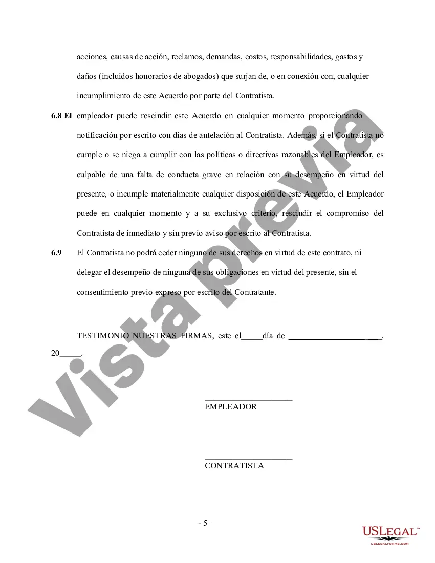 Preview Contrato de Servicios por Discapacidad - Autónomo