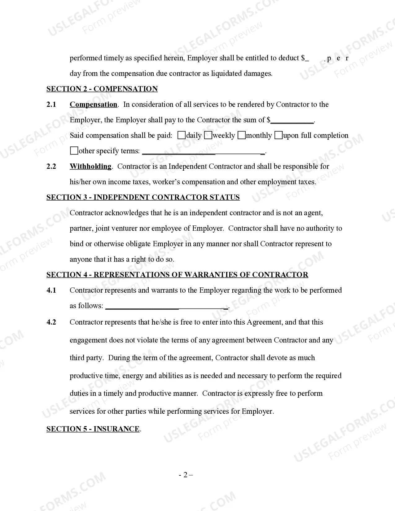 Preview Outdoor Play Equipment Installation And Repair Services Contract - Self-Employed