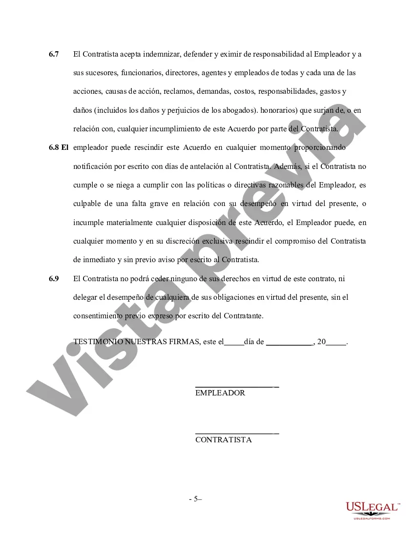 Preview Contrato de Servicios de Instalación y Reparación de Generadores - Autónomo