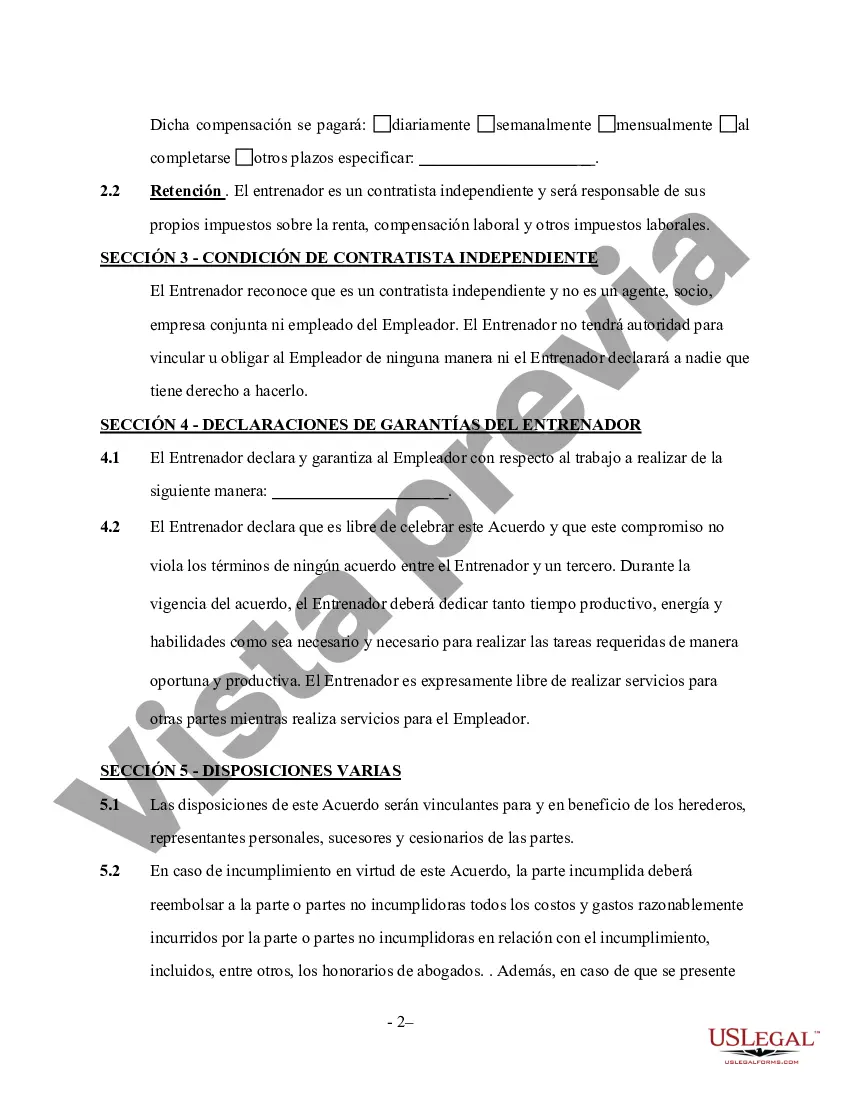 Preview Contrato de Servicios de Coaching - Autónomos