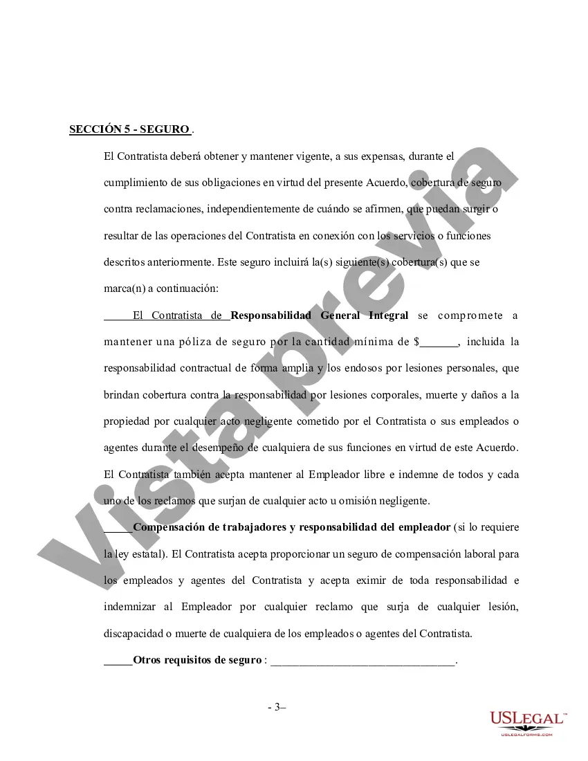 Preview Contrato de Servicios de Carpintería - Autónomo