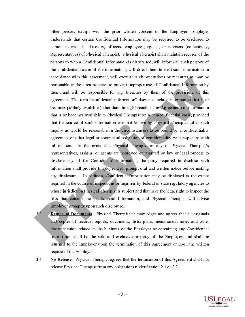 Get Physical Therapist Agreement - Self-Employed Independent Contractor Preview Physical Therapist Agreement - Self-Employed Independent Contractor