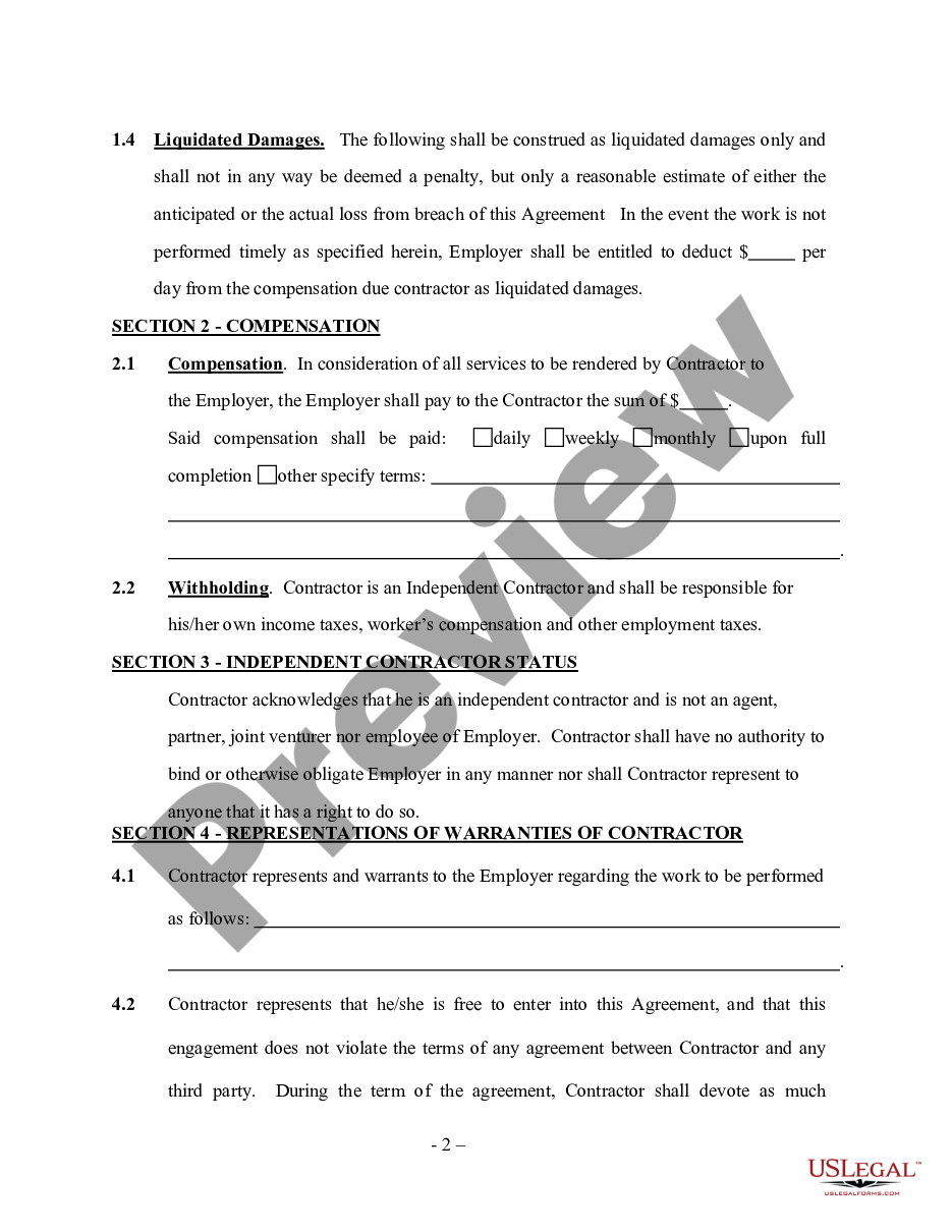 Demolition And Disposal Contractor Agreement Self Demolition