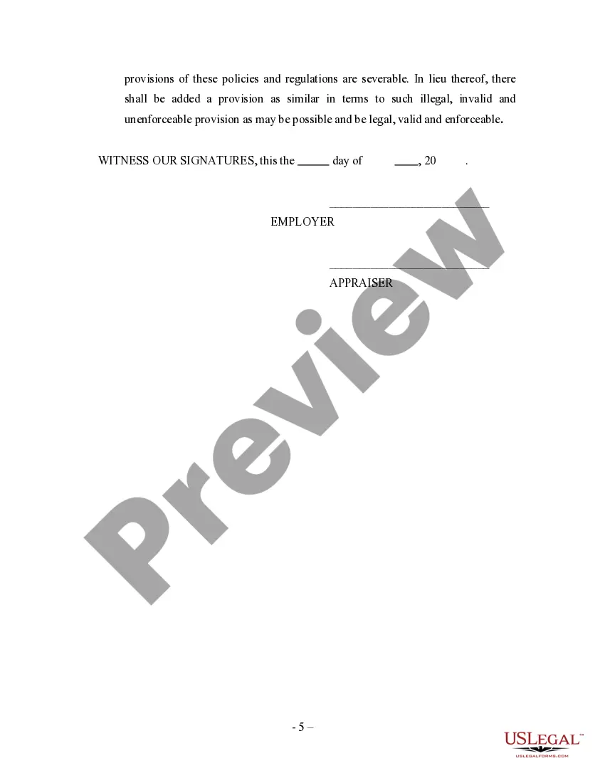 Preview Appraisal Agreement - Self-Employed Independent Contractor