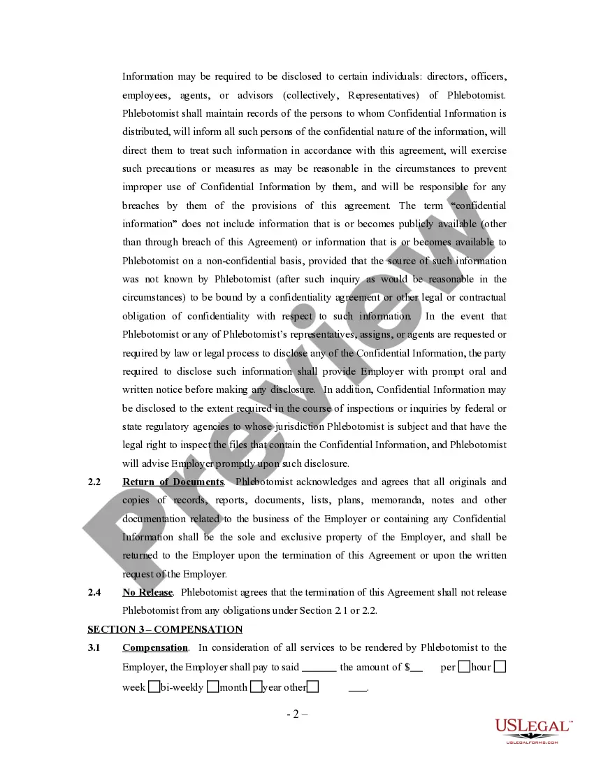 Get Phlebotomist Agreement - Self-Employed Independent Contractor Preview Phlebotomist Agreement - Self-Employed Independent Contractor
