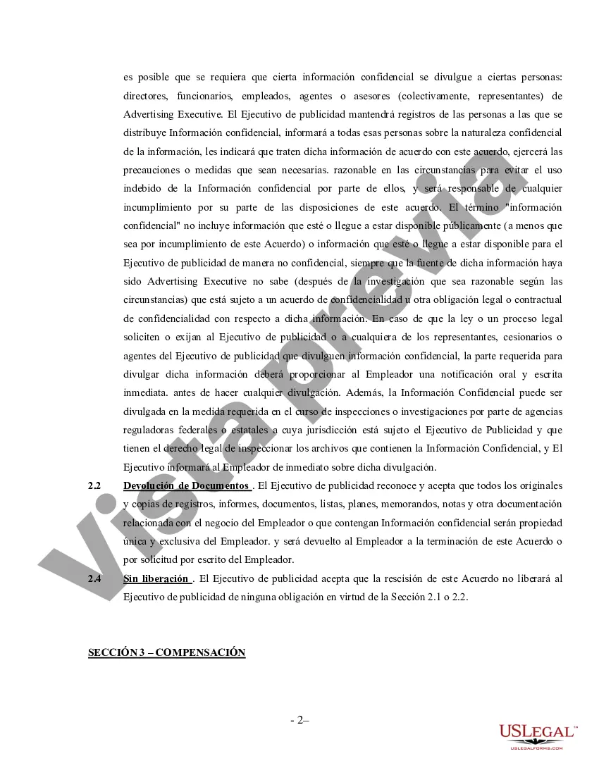 Preview Contrato Ejecutivo de Publicidad - Contratista Independiente Trabajador por Cuenta Propia