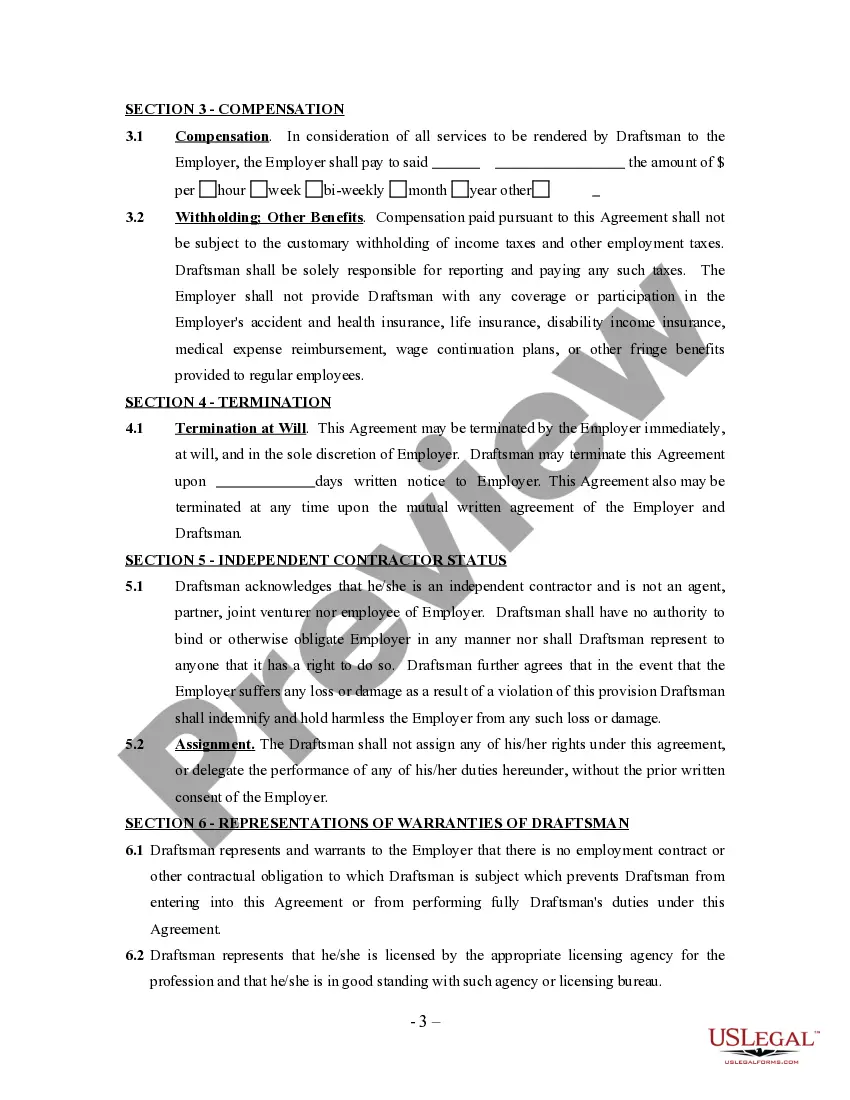 Get Drafting Agreement - Self-Employed Independent Contractor Preview Drafting Agreement - Self-Employed Independent Contractor