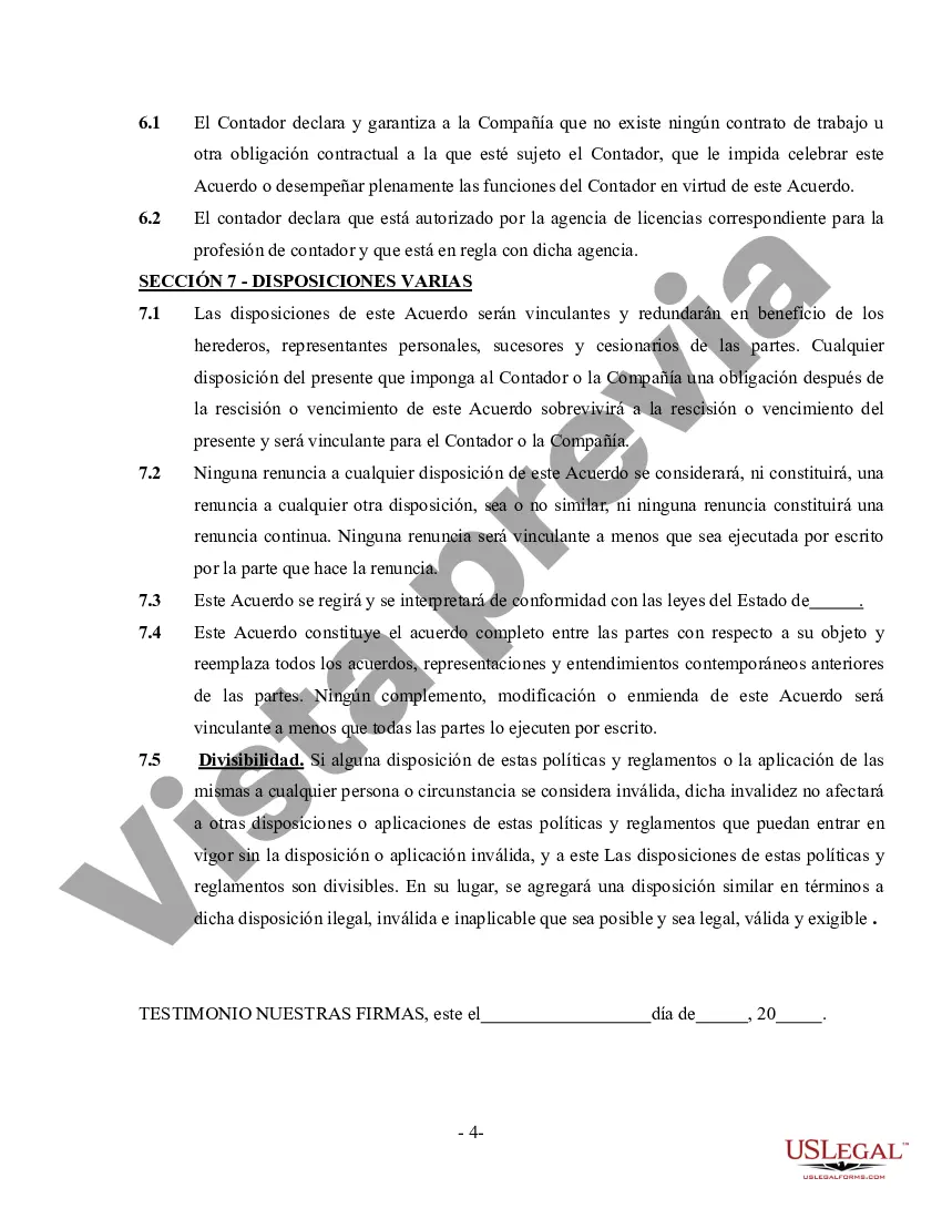 Preview Acuerdo Contable - Contratista Independiente Trabajador por Cuenta Propia