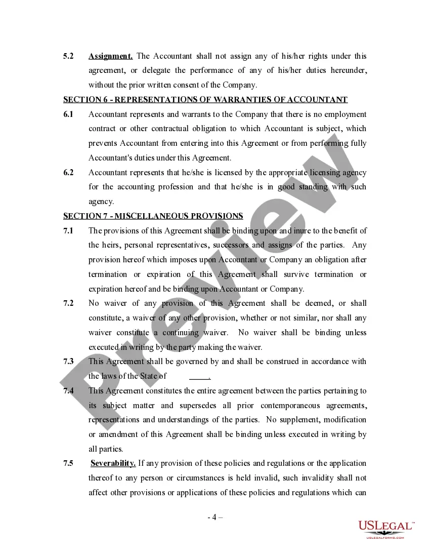 Get Accounting Agreement - Self-Employed Independent Contractor Preview Accounting Agreement - Self-Employed Independent Contractor
