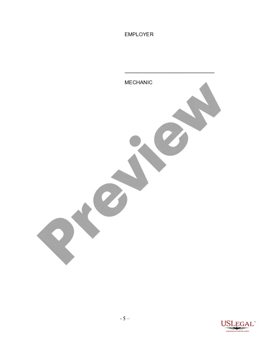Get Self-Employed Mechanic Services Contract Preview Self-Employed Mechanic Services Contract