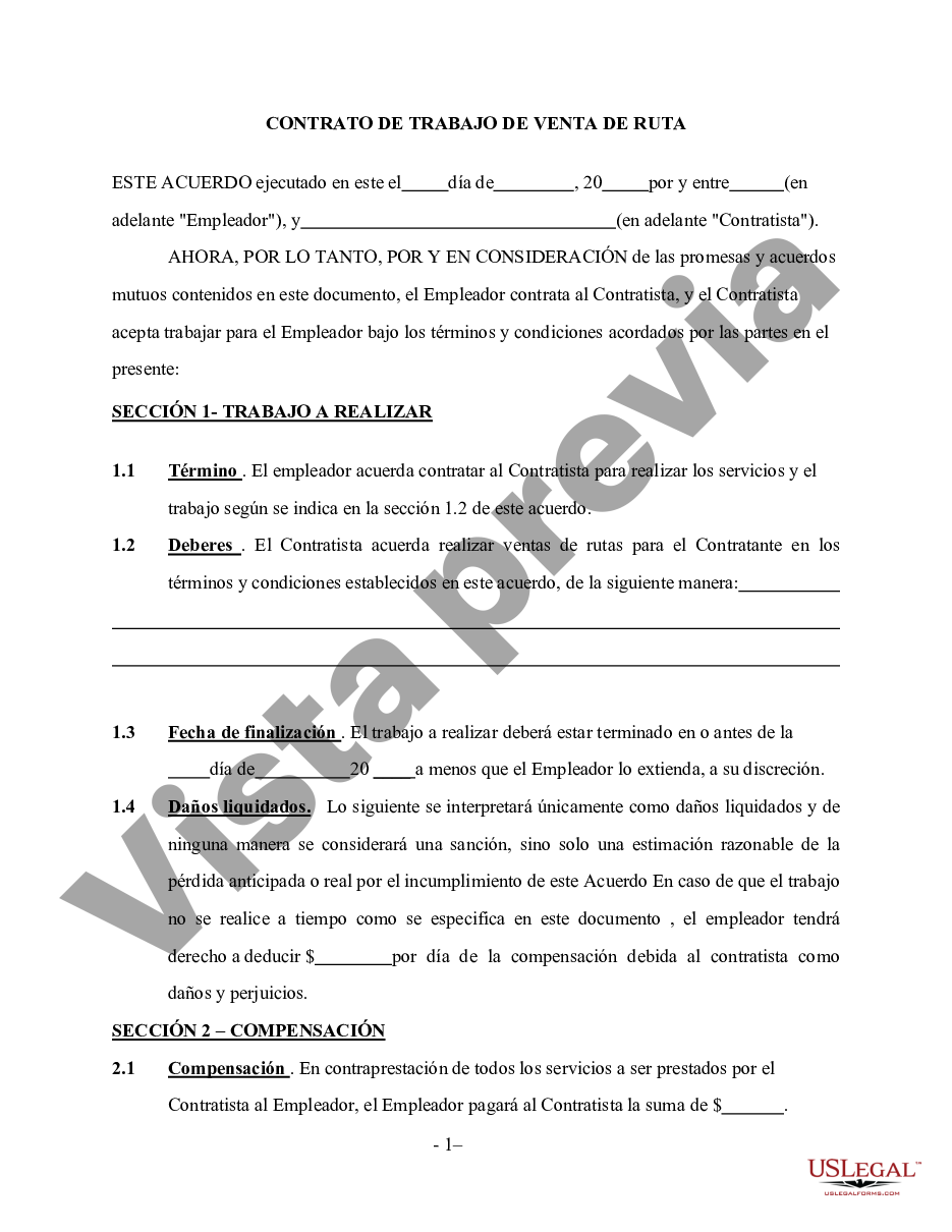 Hillsborough Florida Acuerdo De Contratista De Ventas De Rutas Para Trabajadores Por Cuenta 3258