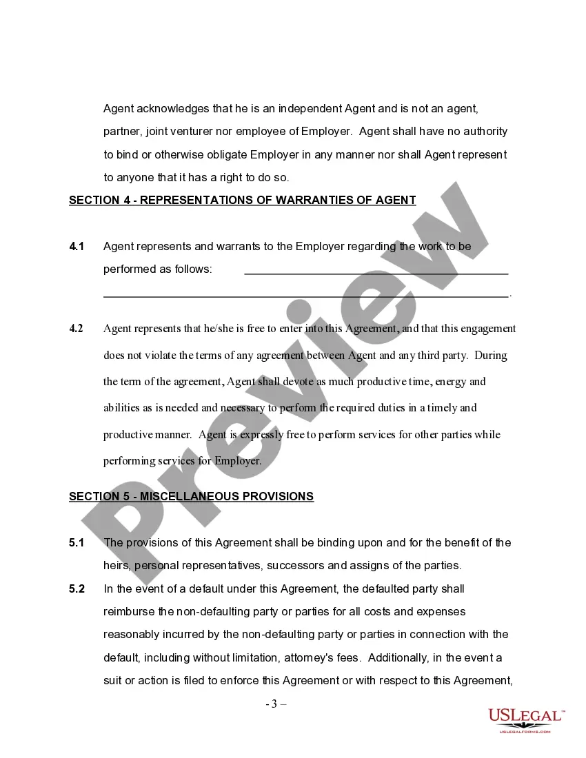 Get Self-Employed Travel Agent Employment Contract Preview Self-Employed Travel Agent Employment Contract