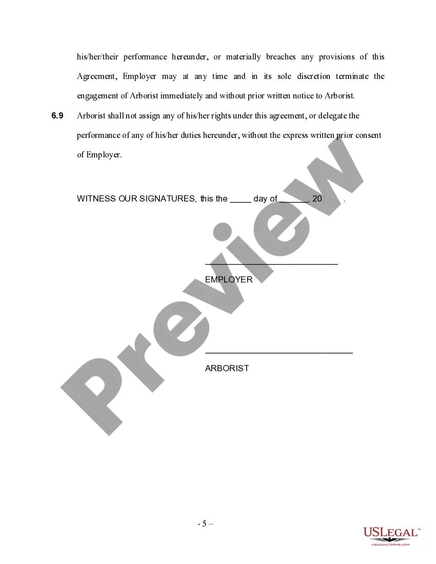 Get Self-Employed Tree Surgeon Services Contract - Short Form Preview Self-Employed Tree Surgeon Services Contract - Short Form