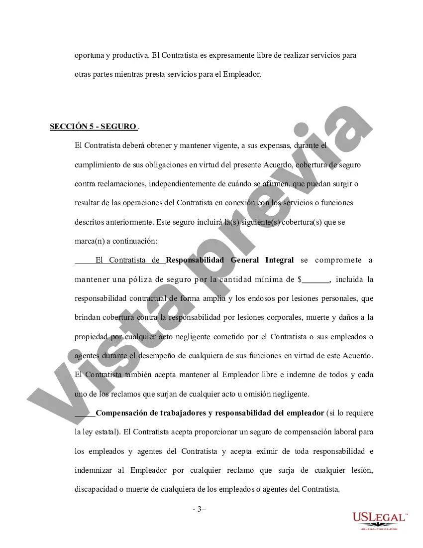 Preview Contrato de servicios de limpieza de alfombras industriales por cuenta propia